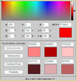 kode script untuk memasang kode warna di blog