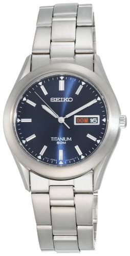 Seiko Men's SGG709 Titanium Case and Bracelet Watch