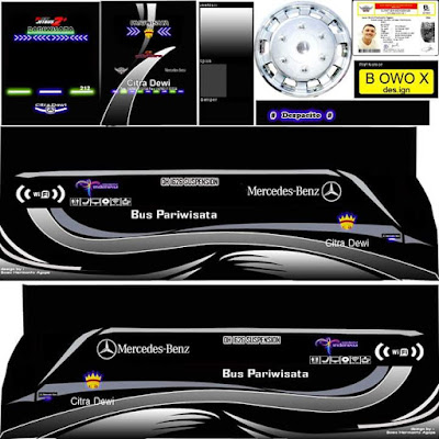 Download Livery Bus Citra Dewi Pariwisata