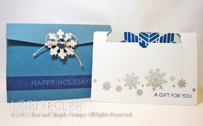 Holiday Gift Card-designed by Lori Tecler-Inking Aloud-stamps and dies from Clear and Simple Stamps