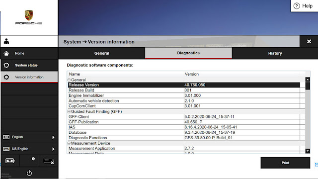 VXDIAG Porsche Tester V40.750 + V38.300  software 2