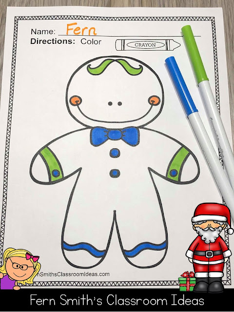 Seventy-Five Christmas Coloring Pages to add some joy and fun to your classroom this holiday season! Your Students will ADORE these Coloring Book Pages for Christmas, add it to your plans to compliment any Christmas activity! Seventy-Five {75} Coloring Pages For Some Christmas Fun in Your Classroom from Fern Smith's Classroom Ideas!