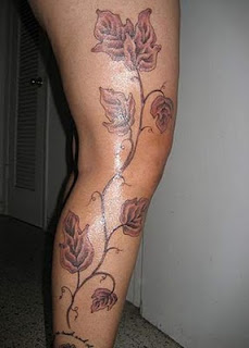 Hawaiian flower tattoos