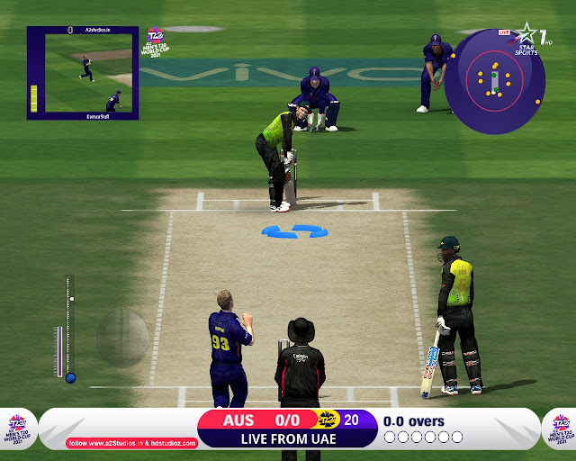 A2 Studios ICC T20 World Cup 2021 Patch for EA Cricket 07