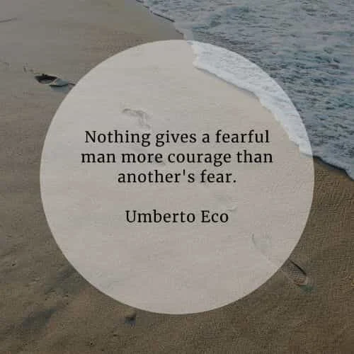 Fear quotes that'll make you more aware of the feeling