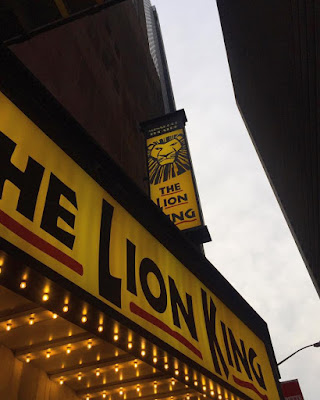 Lion King show at minksoff theater New York city
