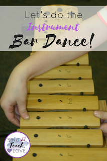 Instrument Bar Dance: Fun ideas for teaching students to take bars off Orff instruments!