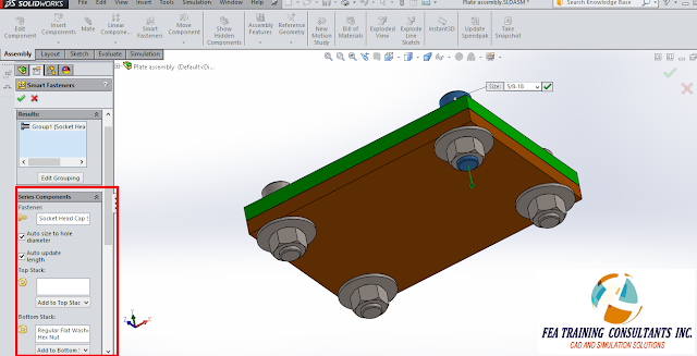 smart fasteners toolbox solidworks