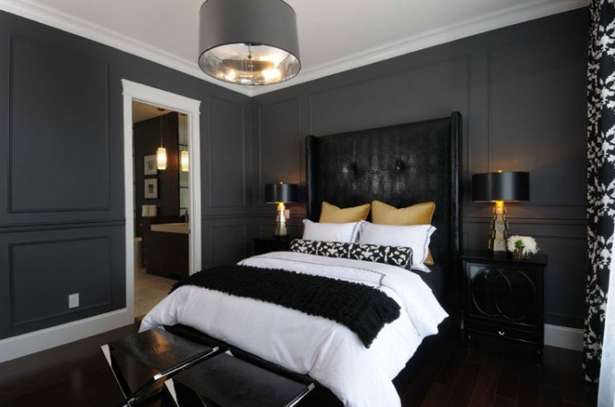 Black And Gray Master Bedroom Ideas