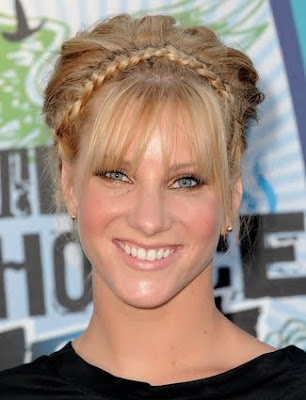 Heather Morris updo Braided Hairstyle