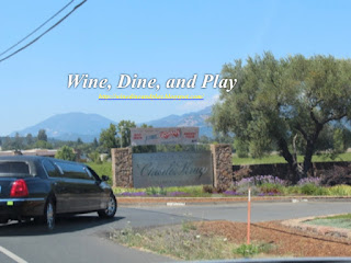 The entrance to Charles Krug Winery in Napa, California