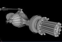 WIP Mercedes Benz Actros 6x2 Gas Tanker, Mercedes Benz Actros Rear Axle Assembly 3D Model WIP , WIP , 3D Model , Parts , Mercedes Benz Parts, Actros Axle , Rear Axle , Actros Rear Axle , 3D