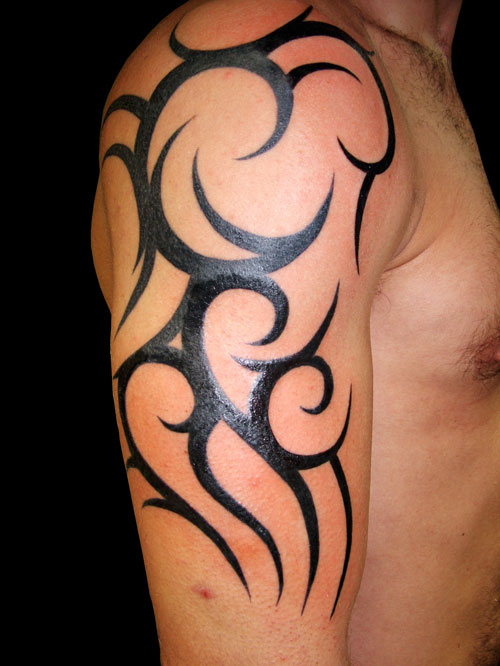 full arm tattoo sleeve design Best Tribal Arm Tattoo Design