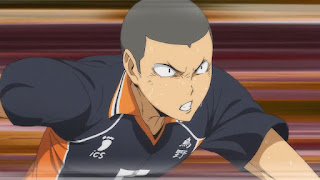 ハイキュー!! アニメ 3期10話 田中龍之介 | Karasuno vs Shiratorizawa | HAIKYU!! Season3