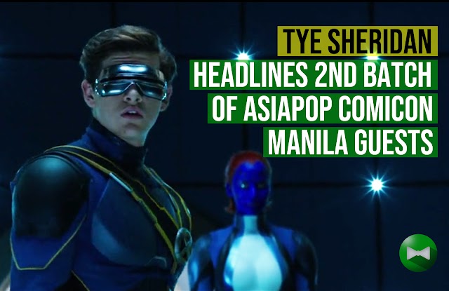 Ready Player One Lead Actor Tye Sheridan headlines Second Batch of Guests at AsiaPOP Comicon Manila 2018