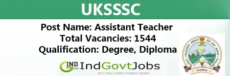 UKSSSC-Assistant-Teacher-Jobs