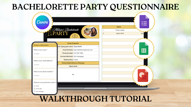 Google Forms Bachelorette Party Questionnaire Google Forms Template Bachelorette Party Planner Google Sheets Bachelorette Party Planner Canva Personalizable Bachelorette Party Planner Google Forms Template Party Planning Wedding Planning Google Sheets Canva Template Event Planning bachelorette Questionnaire Party Organizer Digital Planner Bachelorette Party Questionnaire Template Google Forms Canva Banners Template Canva Template and Google Forms Bundle Bachelor Party Wedding Activities Gold Creative Union Design