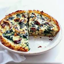 Spinach Mushroom Quiche