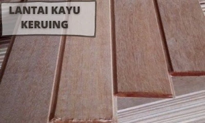 lantai kayu keruing