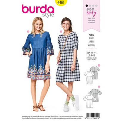 Burda-swing-dress-pattern-B6401-envelope-front