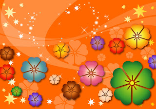 Abstract Flowers backgrounds, widescreen computer backrounds