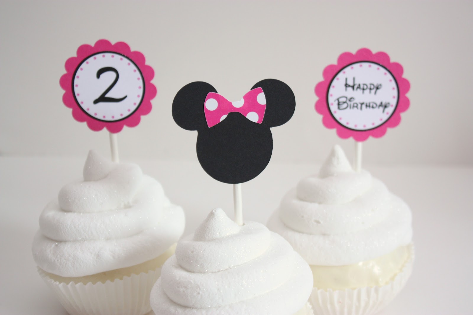 Minnie Mouse Cupcake Topper