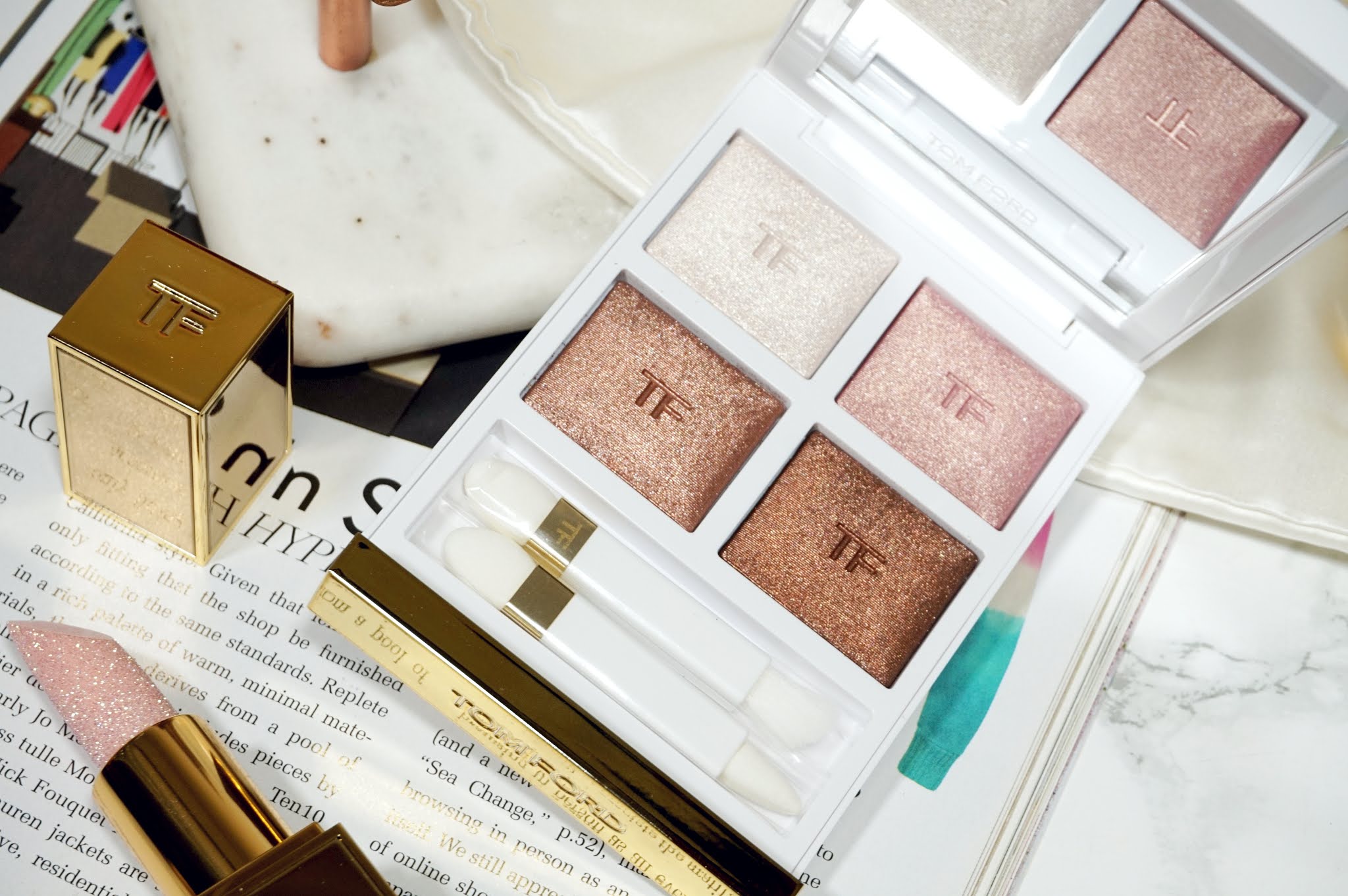 Tom Ford Soleil Neige First Frost Eye Color Quad Review and Swatches