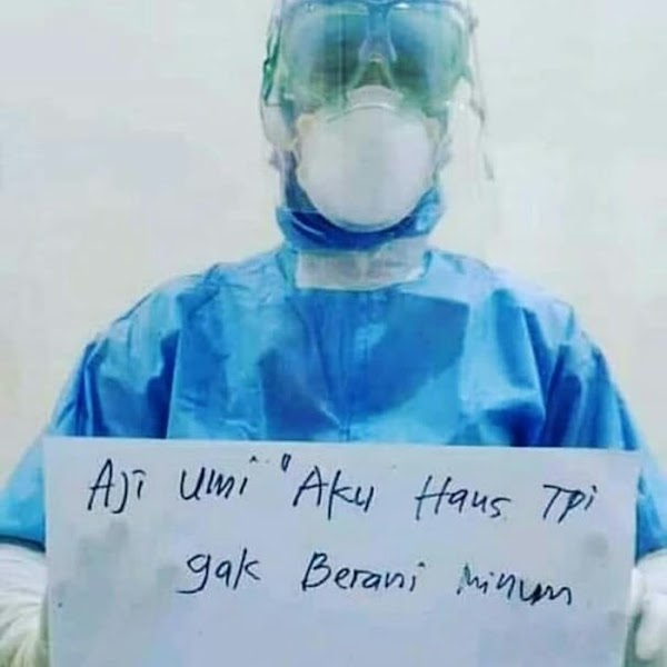 Viral Perawat 'Aku Haus Tapi Tak Berani Minum', Ini Cerita Haru di Baliknya