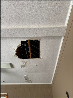 Ceiling Repair Loose Tape Bad Drywall Joints