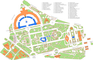 Resultado de imagen de MAPA PARQUE MARIA LUISA sevilla