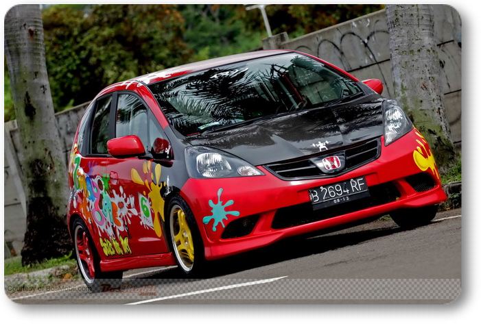 Foto-foto Modifikasi Honda Jazz Terbaru title=