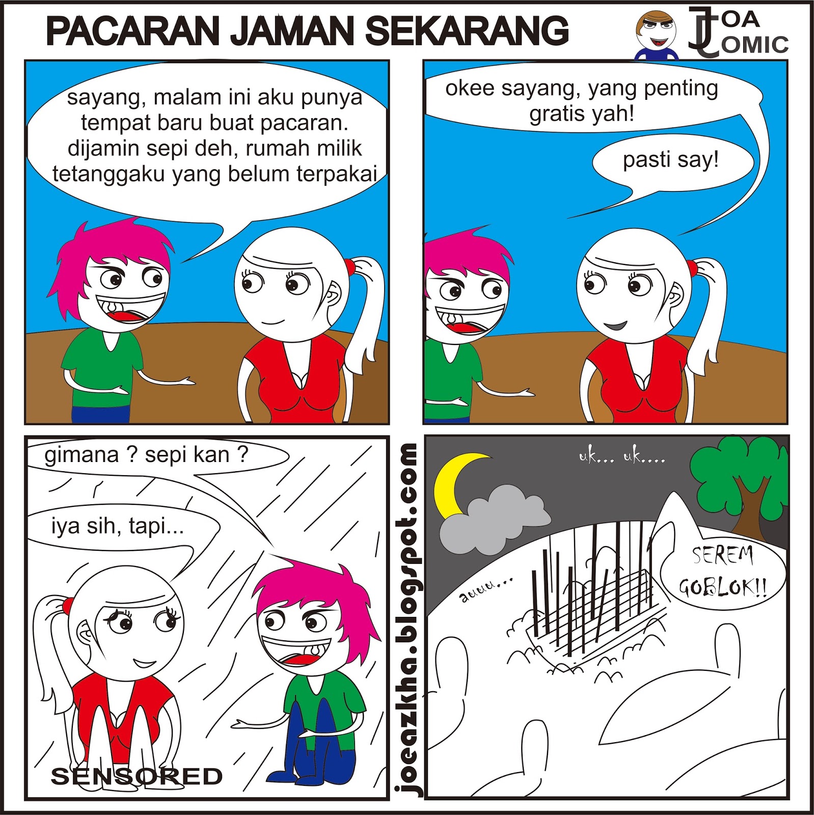 Joa Comic Pacaran Jaman Sekarang Joacoba