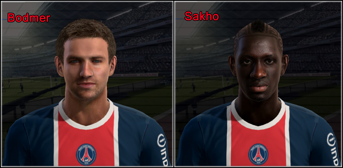 Bodmer e Sakho Faces - PES 2012