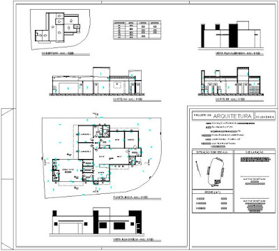 Versão definitiva do projeto desenhada em CAD