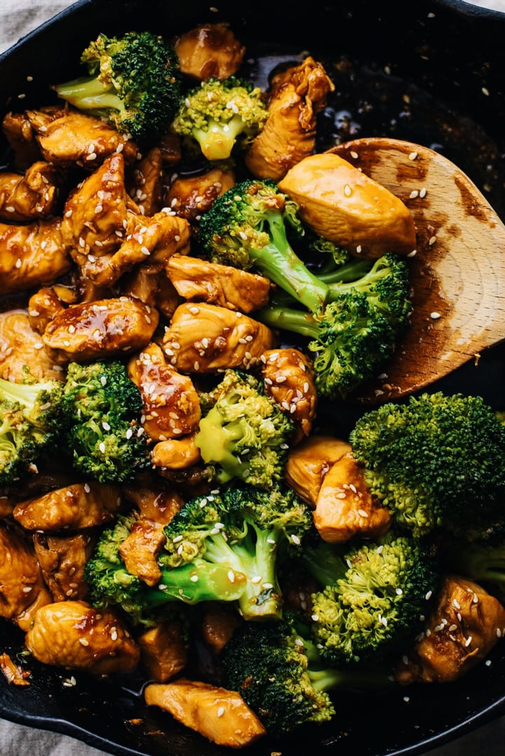 10-Minute Teriyaki Chicken - Make takeout at home with this easy & flavorful teriyaki chicken & broccoli! Minimal ingredients, no marinating required, and only 10 minutes to cook up. Serve this juicy chicken and homemade teriyaki sauce over rice as a quick dinner or meal prep!