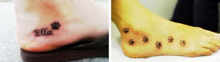 10 Dog Paw Tattoo For Girls