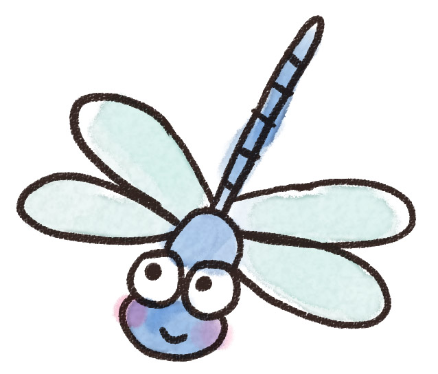 イトトンボのイラスト 虫 ゆるかわいい無料イラスト素材集 イトトンボのイラスト 虫 ゆるかわいい無料イラスト素材集