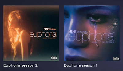 Pochettes des opus « Euphoria Season 1 » et « Euphoria Season 2 »