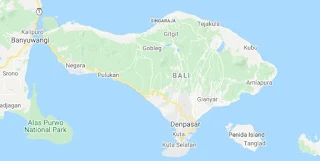 Peta Provinsi Bali