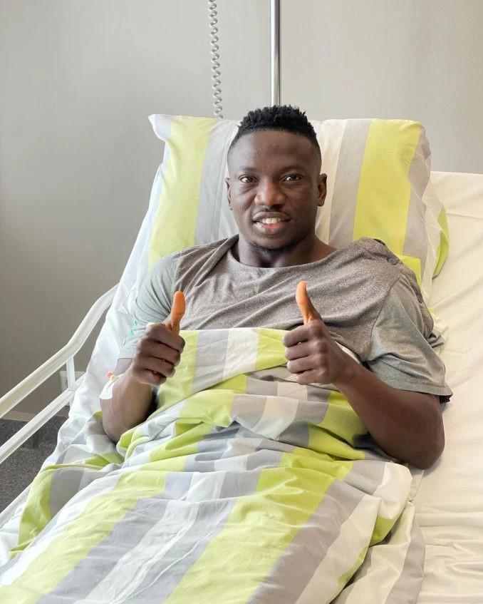 Etebo post Thankful message after Successful Surgery