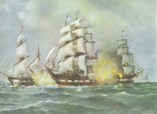 Combate de Montevideo - 1814 - Periódico El Restaurador