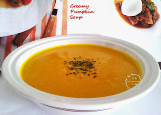 Creamy Pumpkin Soup from Little Joy Factory