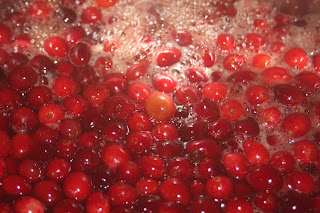 Cranberries popping