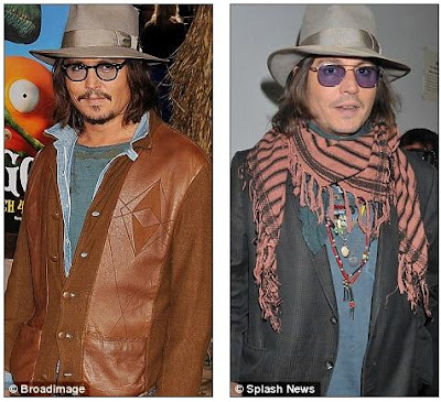 johnny depp beard. Then and now: Depp,