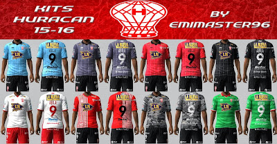 PES 2013 Kits C. A. Huracán 2015-2016 by Emimaster96