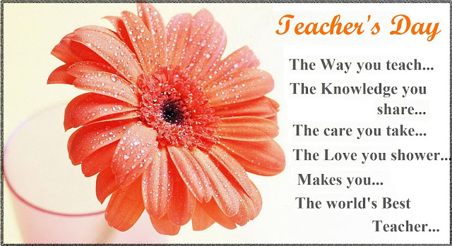 5th October World Teacher's Day 2016 Short Speech, Essay For Kids In English