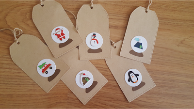 holidays gift tags, Christmas in July gift tags