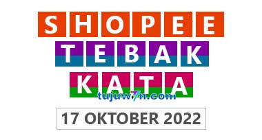 kunci jawaban tantangan harian shopee tebak kata 17 oktober 2022 terbaru