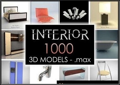 1000 interior models – free 3d max download