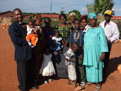 Daudi Ndahana, family and friends